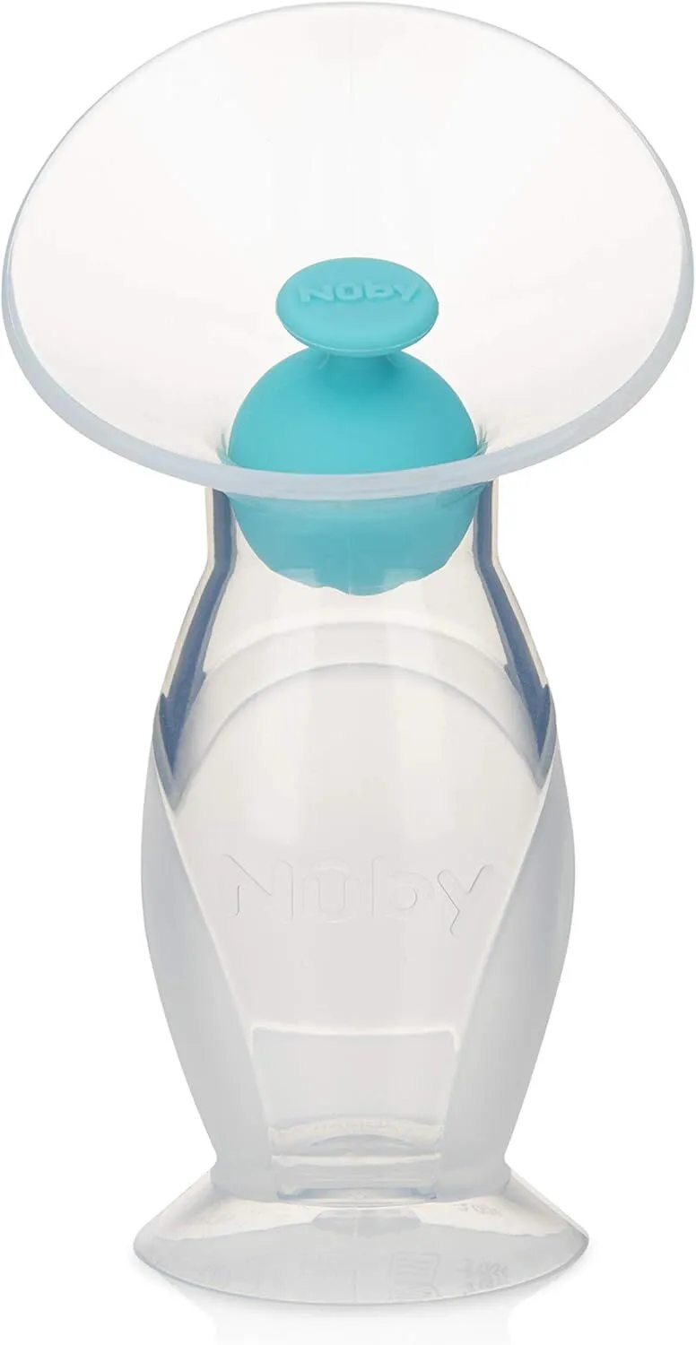 6x Nuby Silicone Breastfeeding Pumps, 120 ml Capacity