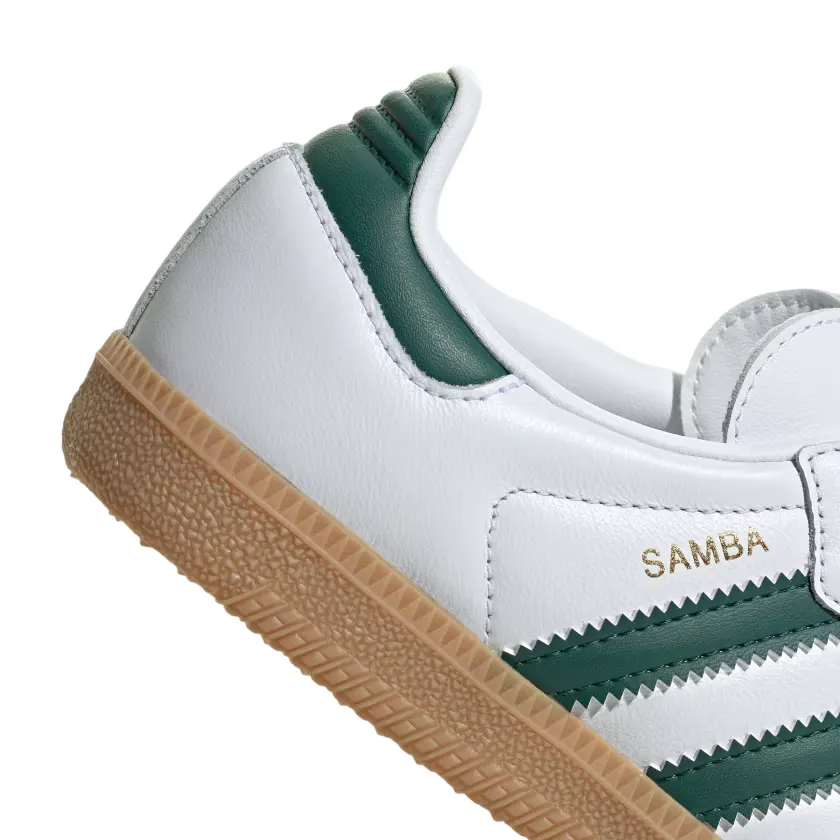 Adidas Originals scarpa sneakers da ragazzi Samba OG IE1331 bianco-verde