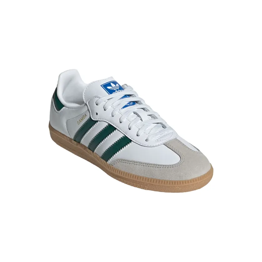 Adidas Originals scarpa sneakers da ragazzi Samba OG IE1331 bianco-verde
