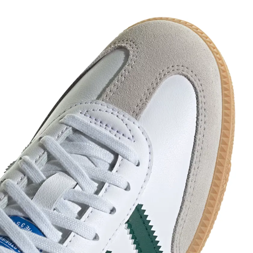Adidas Originals scarpa sneakers da ragazzi Samba OG IE1331 bianco-verde