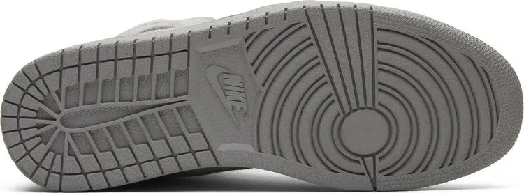 Air Jordan 1 Retro High Gray Suede sneakers, gray
