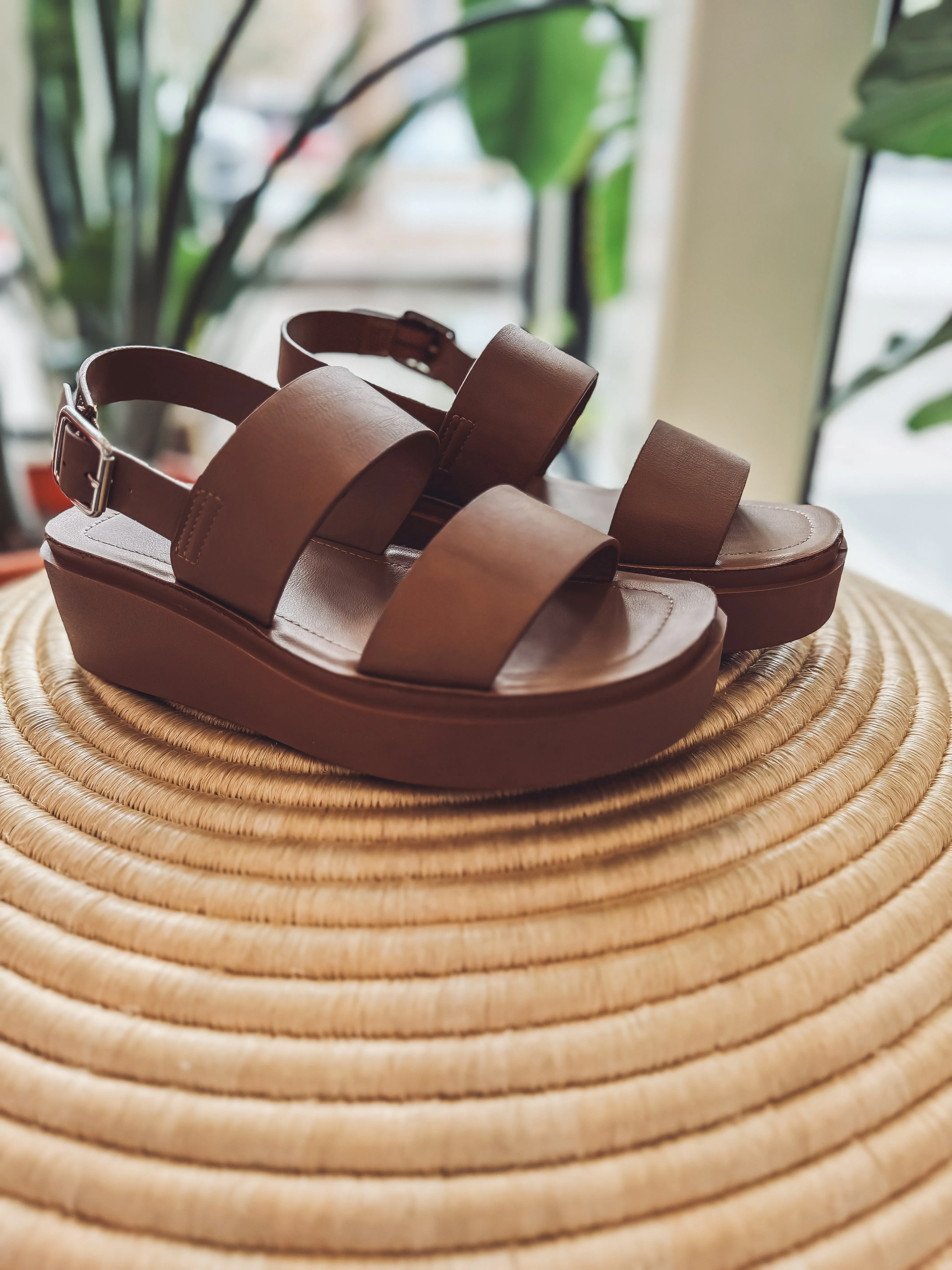 Alyssa platforms - tan
