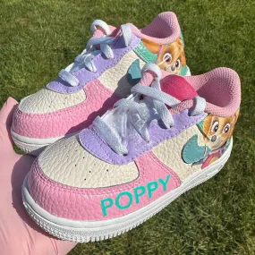 Baby Pink Cartoon Poppy Custom Air Force 1