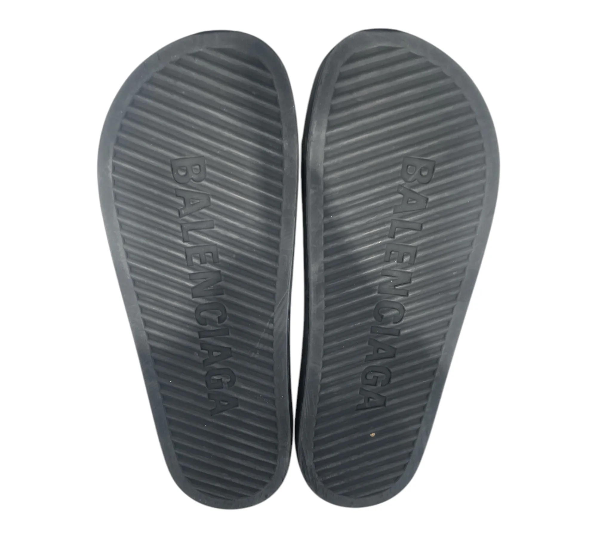 BALENCIAGA/Sandals/US 11/BLK/Pool Slides