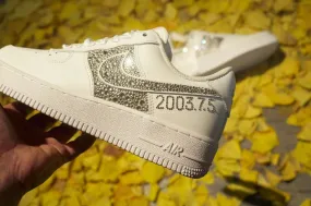 Crystal Ribbon Commemorative Edition Custom Air Force 1