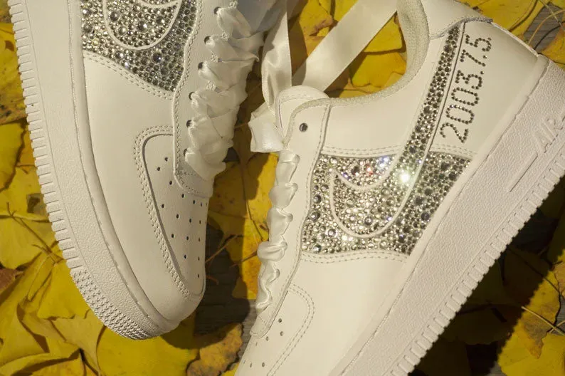 Crystal Ribbon Commemorative Edition Custom Air Force 1