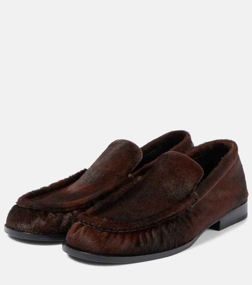 Dries Van Noten Calf hair loafers