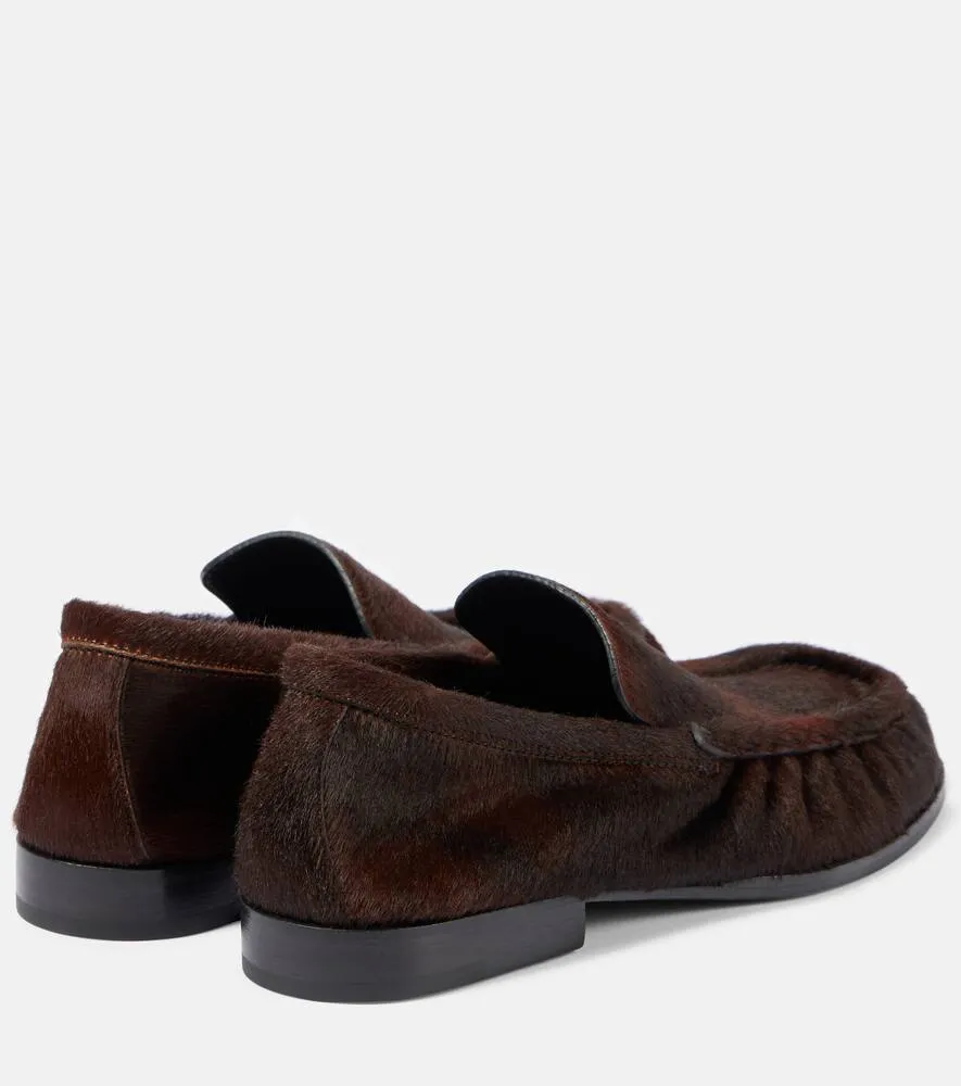 Dries Van Noten Calf hair loafers