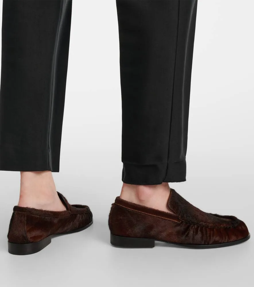 Dries Van Noten Calf hair loafers