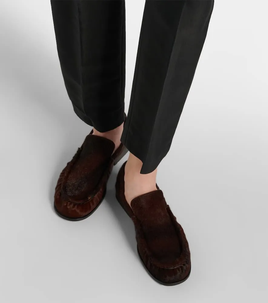 Dries Van Noten Calf hair loafers