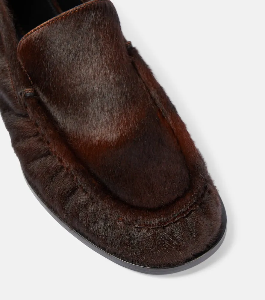 Dries Van Noten Calf hair loafers