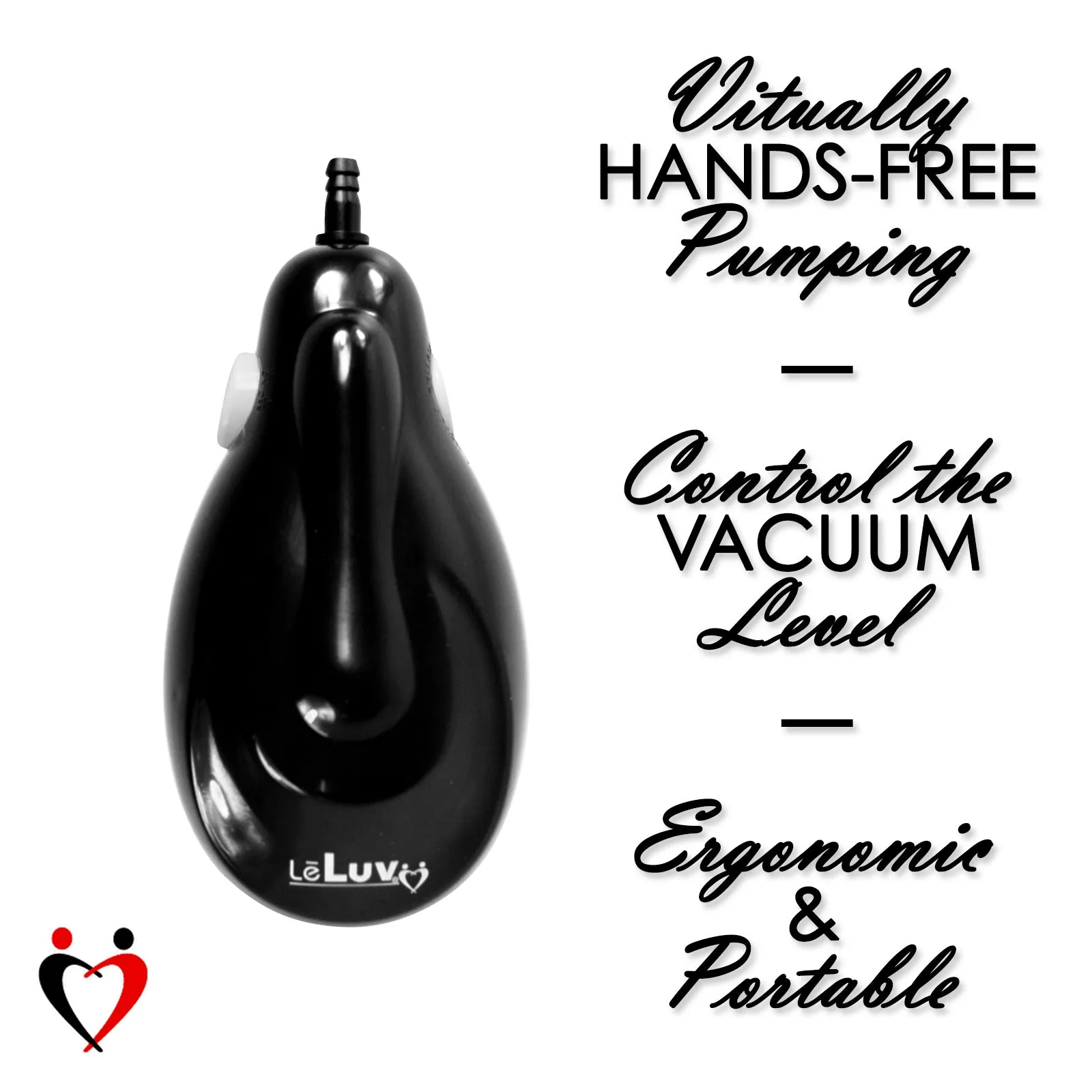 eGrip Electric Handle Penis Pump | 9 or 12 Inch Length WIDE FLANGE Cylinder | 1.50-2.50"