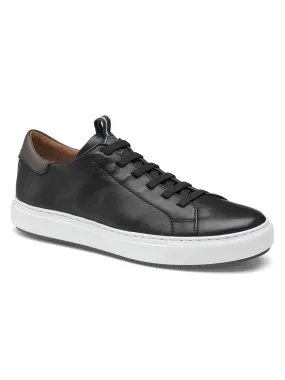 J & M Collection Anson Lace-to-Toe in Black Sheepskin