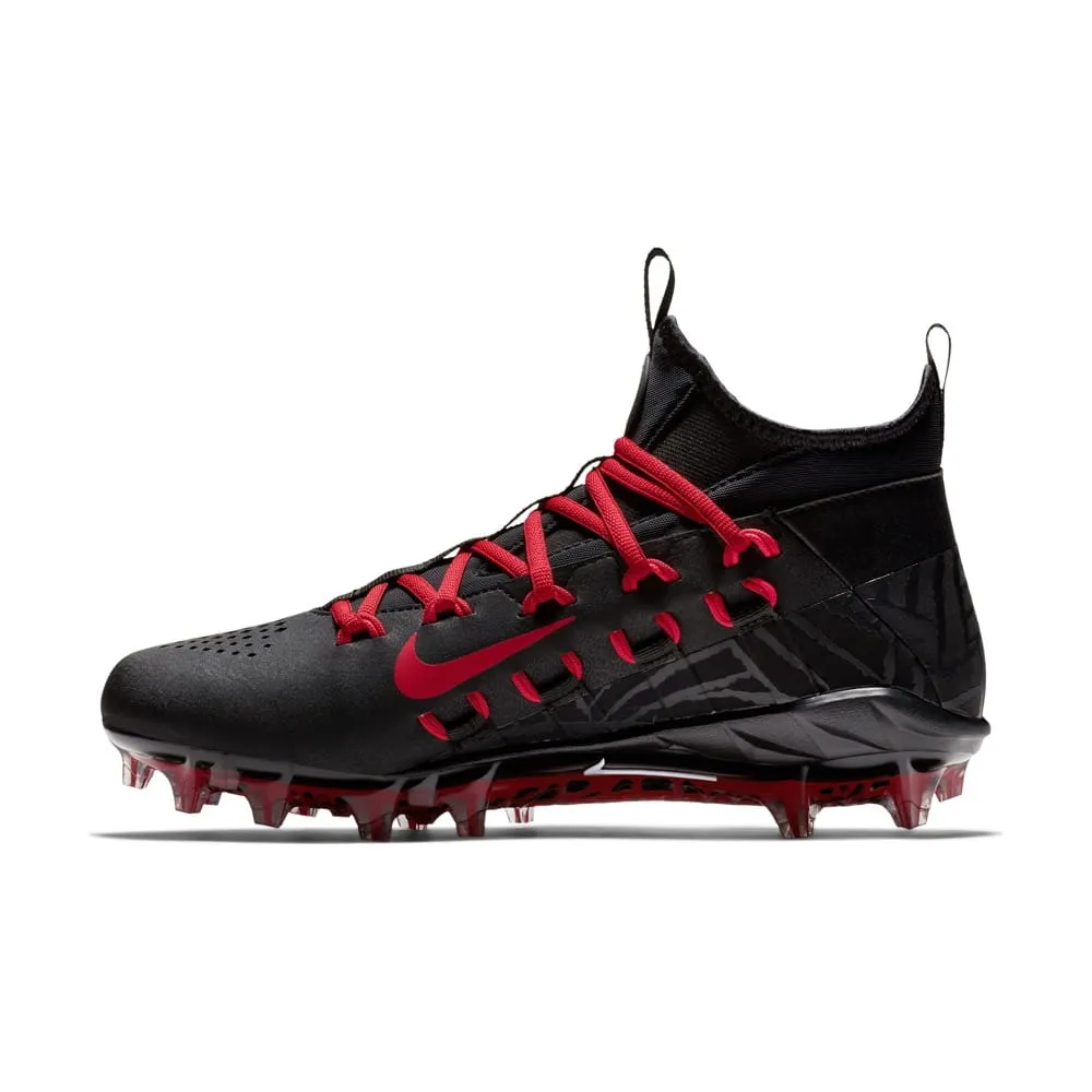 Nike Alpha Huarache 6 Elite Black/Red LE Lacrosse Cleats