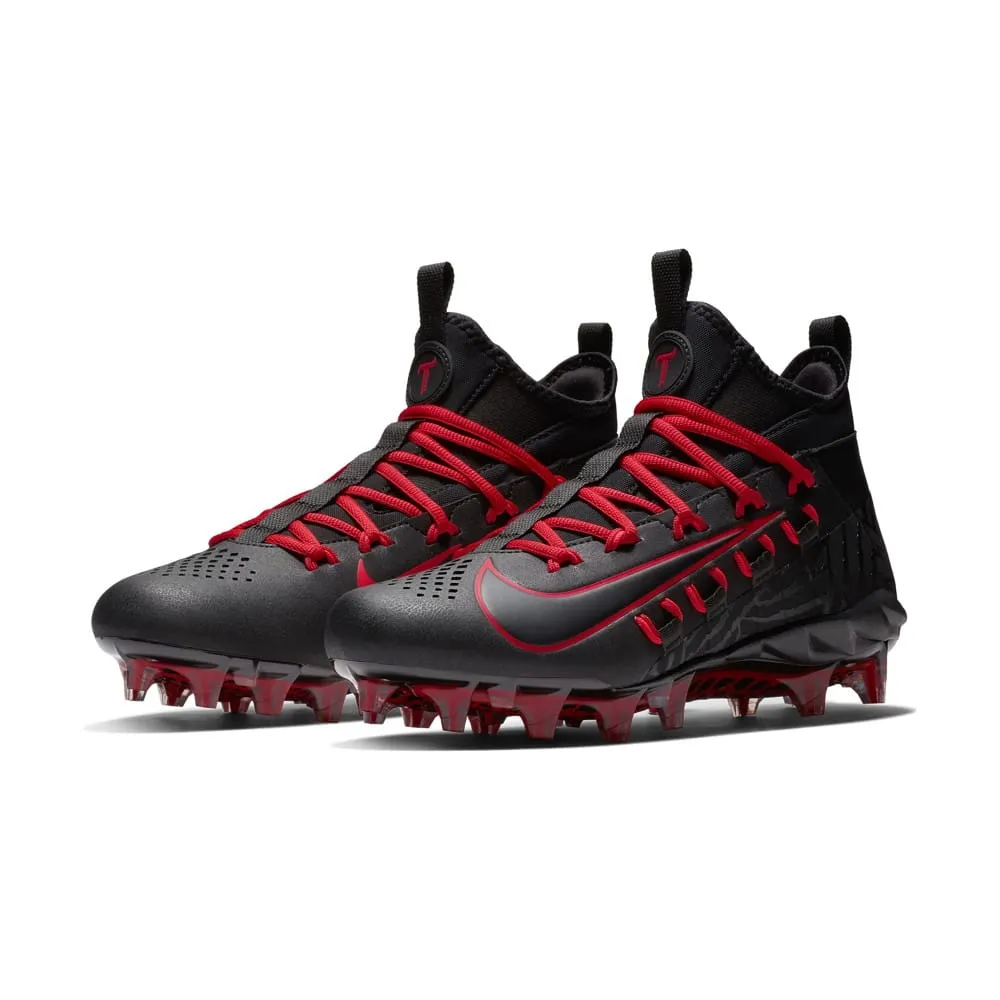 Nike Alpha Huarache 6 Elite Black/Red LE Lacrosse Cleats