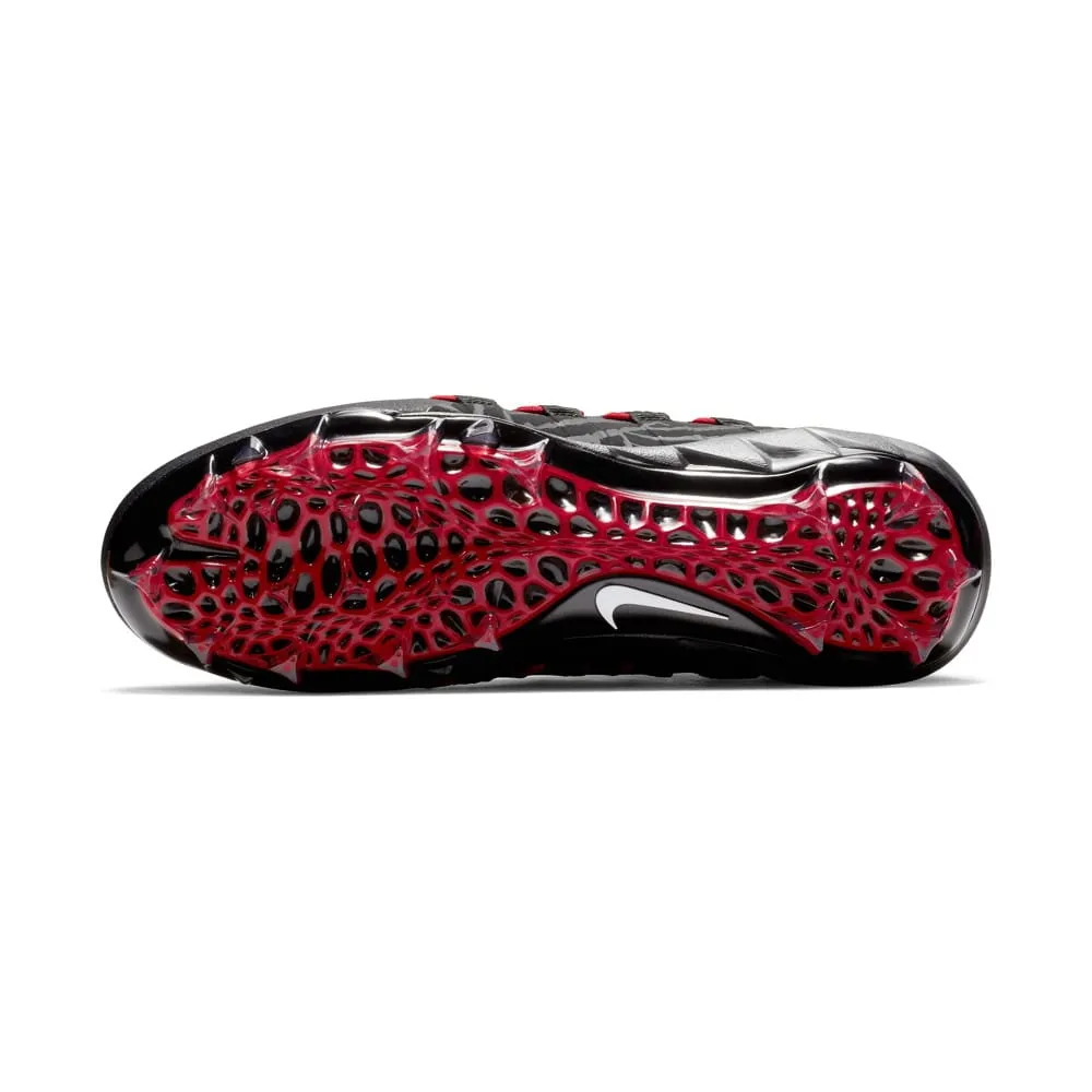 Nike Alpha Huarache 6 Elite Black/Red LE Lacrosse Cleats