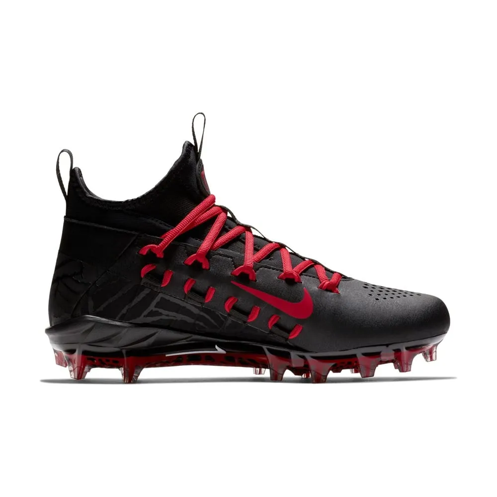 Nike Alpha Huarache 6 Elite Black/Red LE Lacrosse Cleats