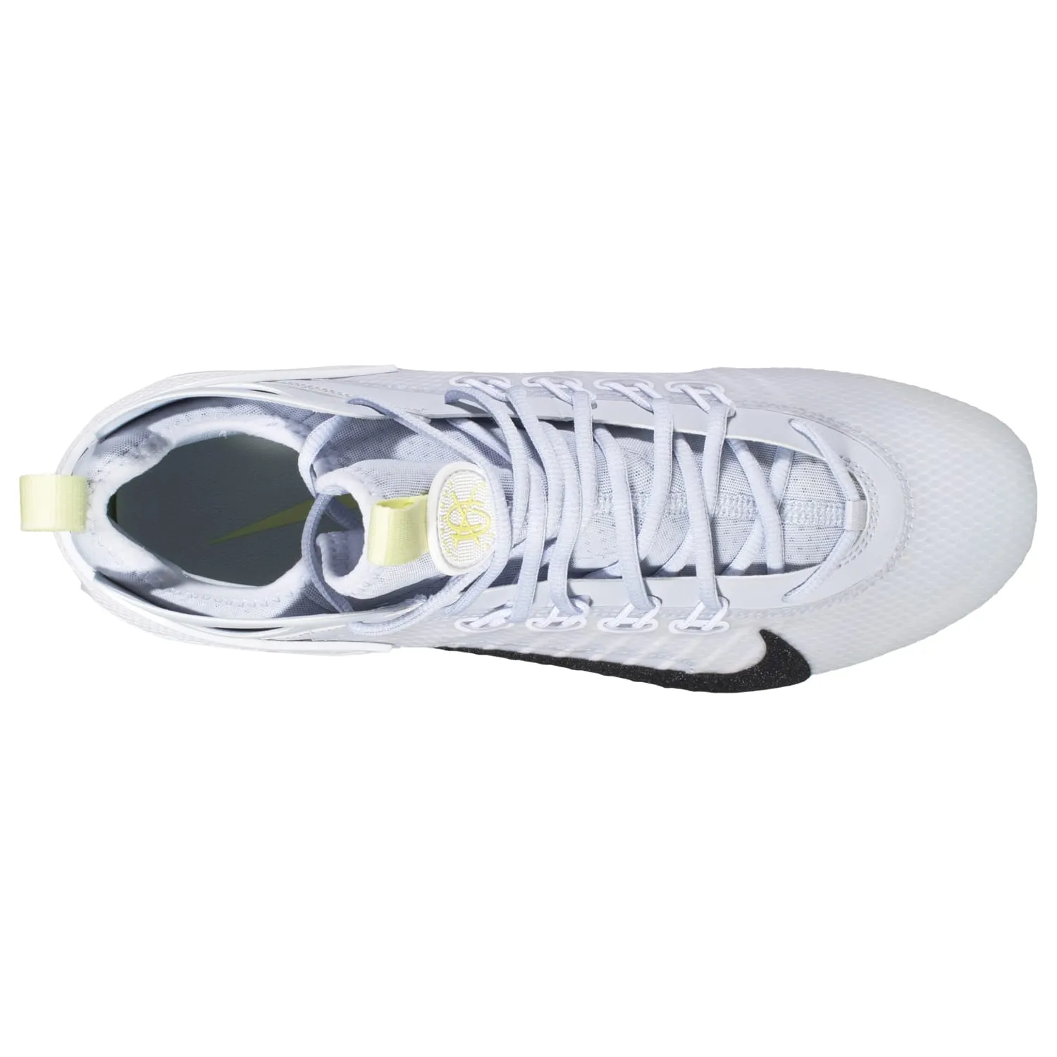 Nike Huarache 9 Elite Mid Lax SE Grey Lacrosse Cleats