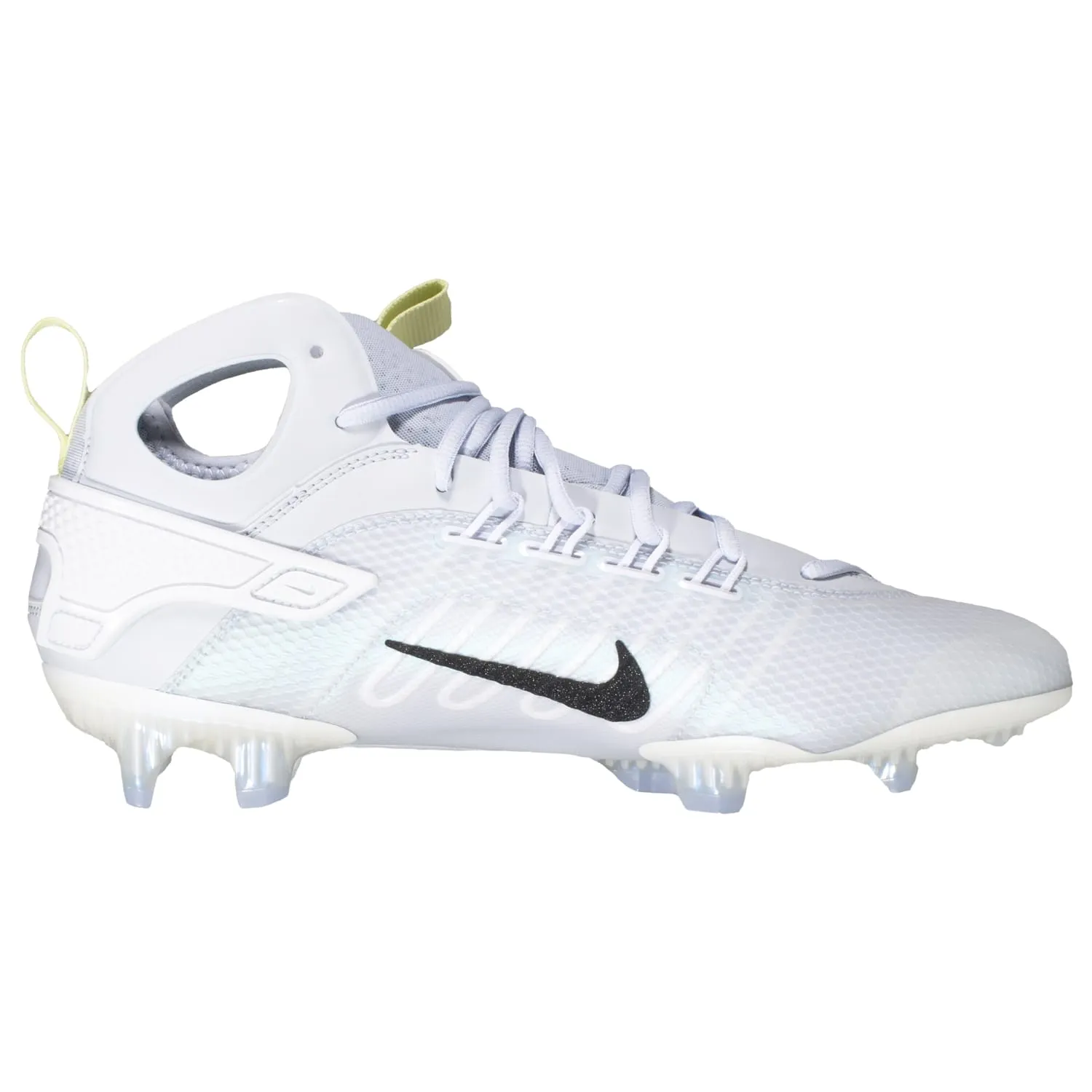Nike Huarache 9 Elite Mid Lax SE Grey Lacrosse Cleats