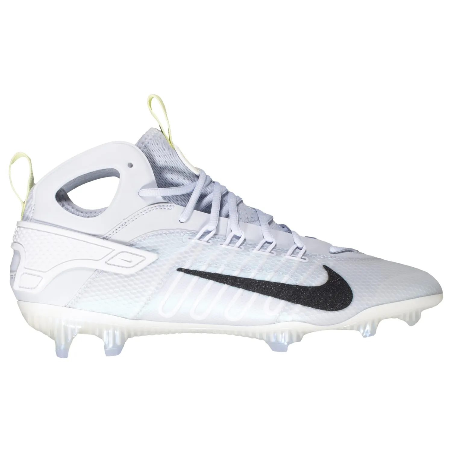 Nike Huarache 9 Elite Mid Lax SE Grey Lacrosse Cleats
