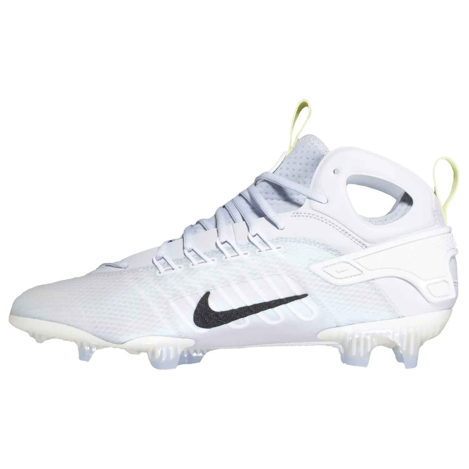 Nike Huarache 9 Elite Mid Lax SE Grey Lacrosse Cleats