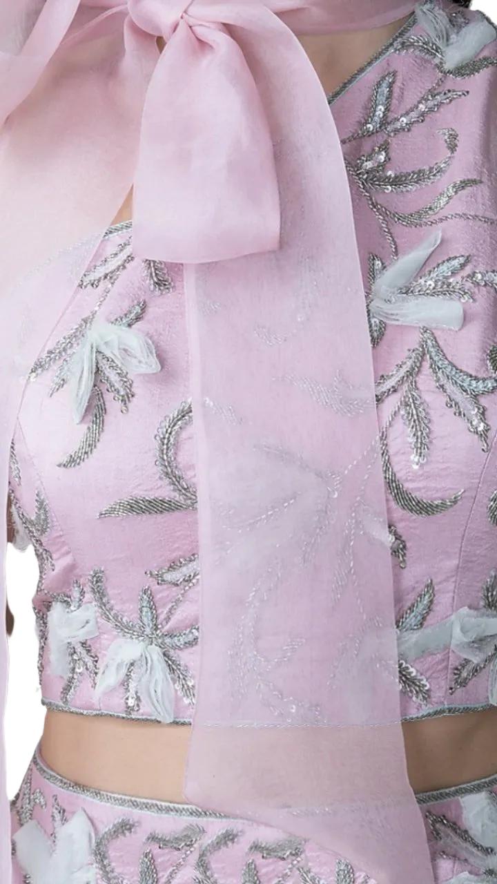 Ombre Lilac Lehenga
