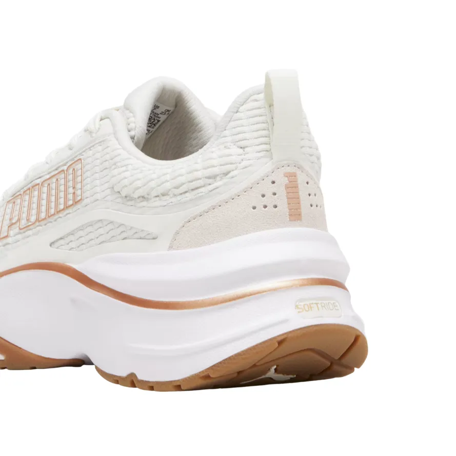 Puma scarpa sportiva da donna Softride Divine 310163-03 vapore grigio-oro
