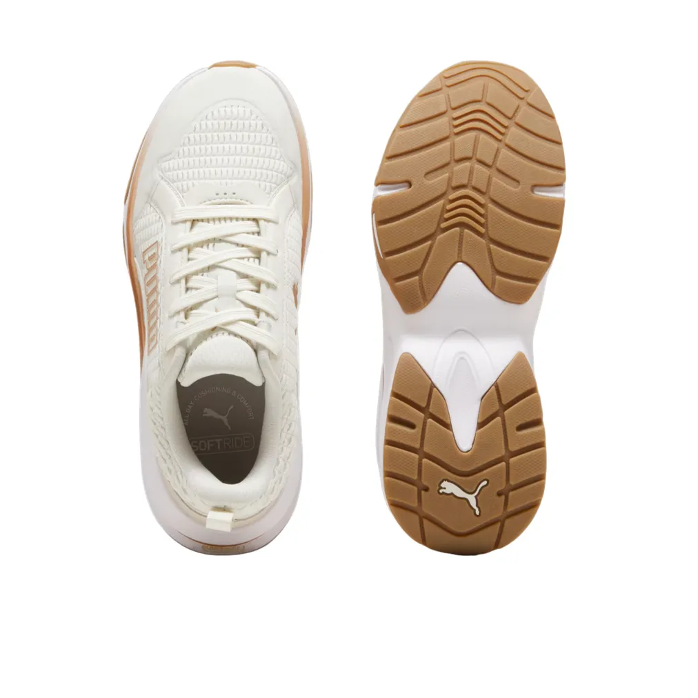 Puma scarpa sportiva da donna Softride Divine 310163-03 vapore grigio-oro