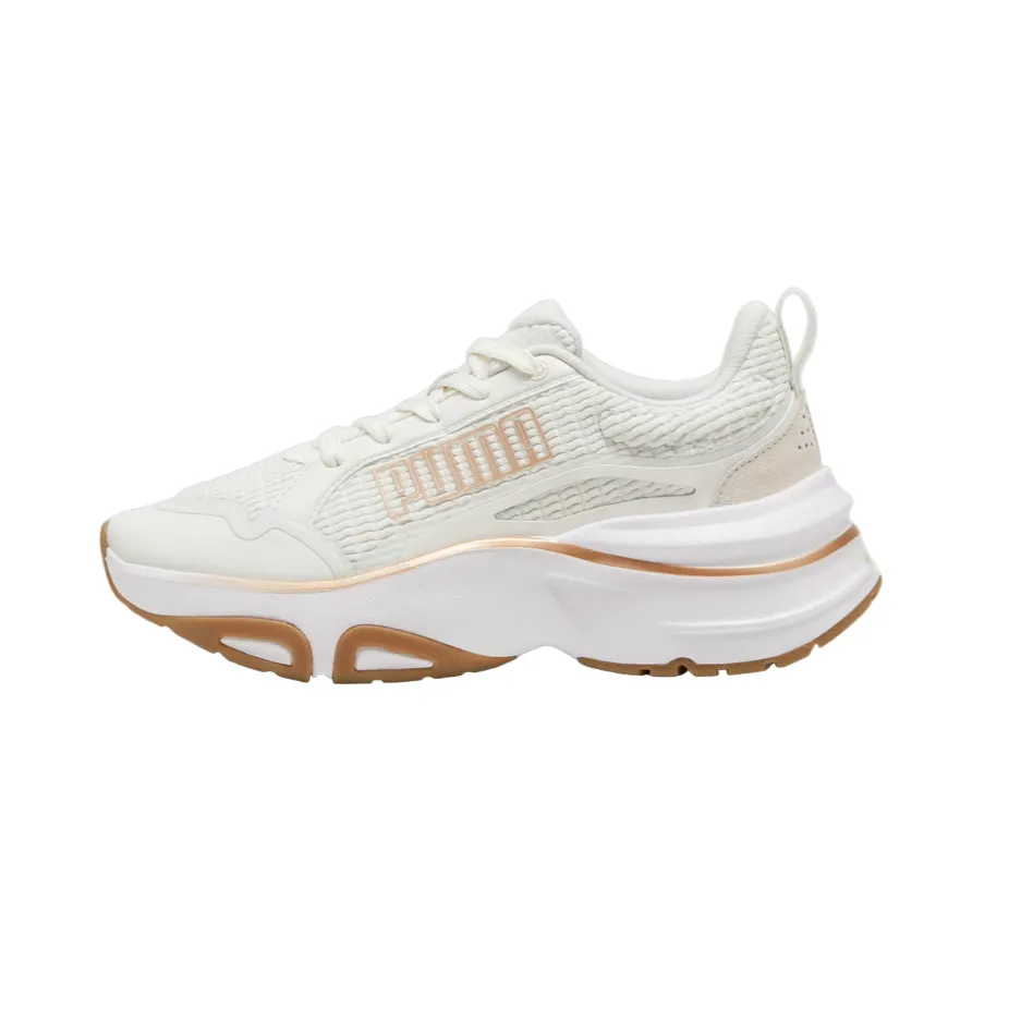 Puma scarpa sportiva da donna Softride Divine 310163-03 vapore grigio-oro