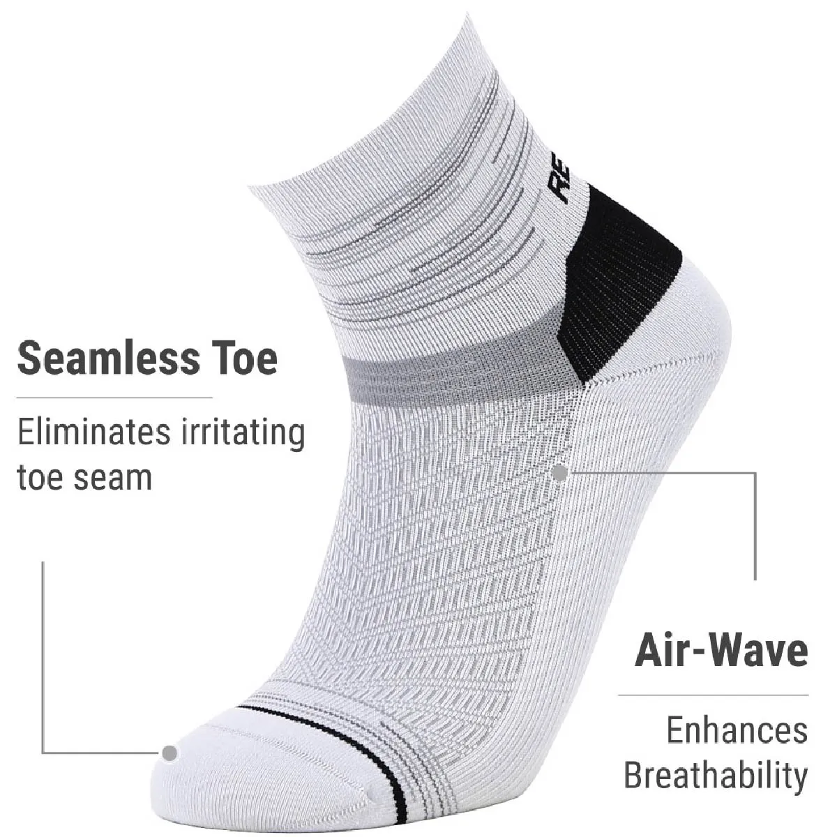 Rexy Straight Aqua Mid Socks