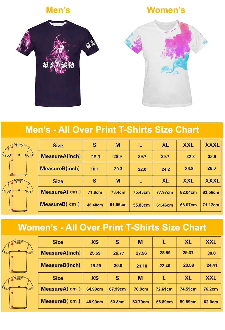 Ryu's "Mu no Ken" All Over Print T-Shirt - Mens