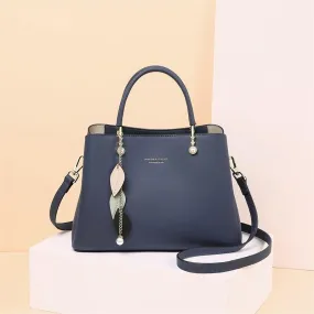 Tajade 2023 high-end leather women's Messenger portable shoulder bag