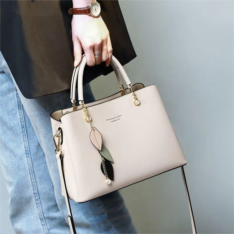 Tajade 2023 high-end leather women's Messenger portable shoulder bag