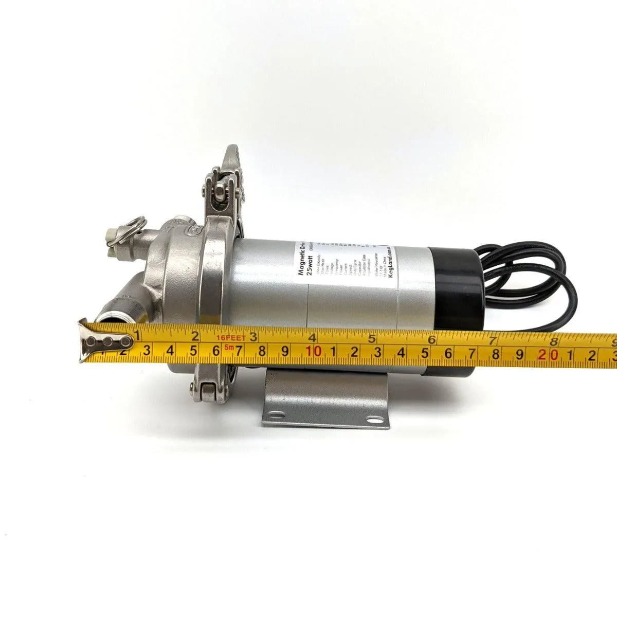 TC Breakdown - 3 Inch TC Stainless Steel Pump - 25w Magnetic Pump - Inline (220-240v)