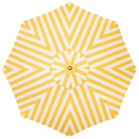 The Resort Market Umbrella - Octagon - Canopy 12' - Crew Mimosa Yellow Stripe
