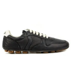 Voile Blanche 220 GR Leather Velour Ultralight Fashion Sneaker Shoe - Black - Mens