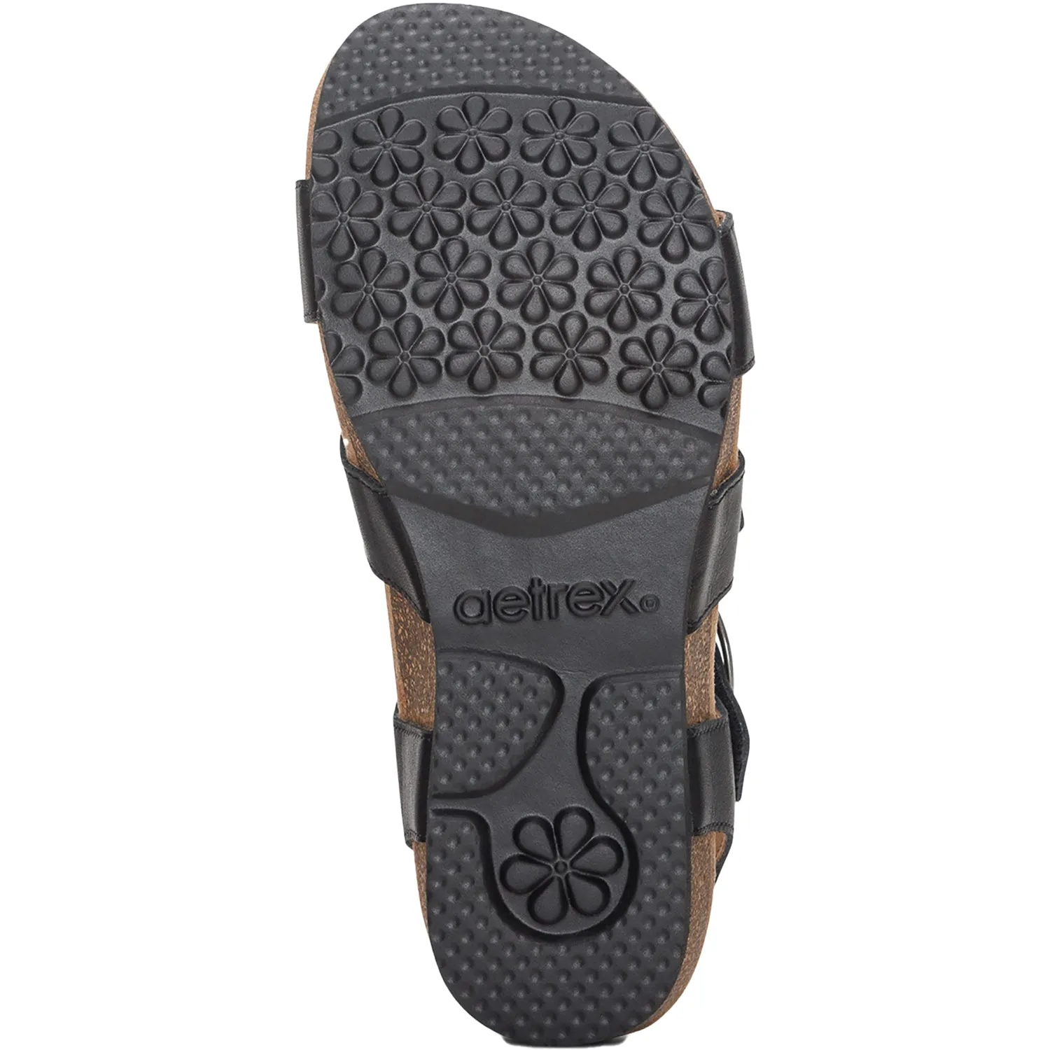 Women's Aetrex Lilly Black Leather